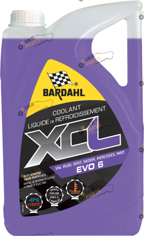 фиолетовый антифриз evo12 в системе охлаждения автомобиля